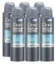 Dove Men + Care Clean Comfort Spray Deodorant & Anti-Perspirant 150ML / 5.07 Oz,(6 Pack)