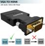 VGA to HDMI Adapter with Audio…