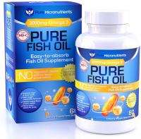 Omega 3 Fish Oil Supplement, Advanced EPA/DHA Triple St
