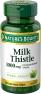 Nature's Bounty Milk Thistle Pills and Herbal Health Supplement, Supports Liver Health, 1000mg, 50 S
