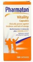 Pharmaton Vitality Capsules 100 Caps X 3 Pack