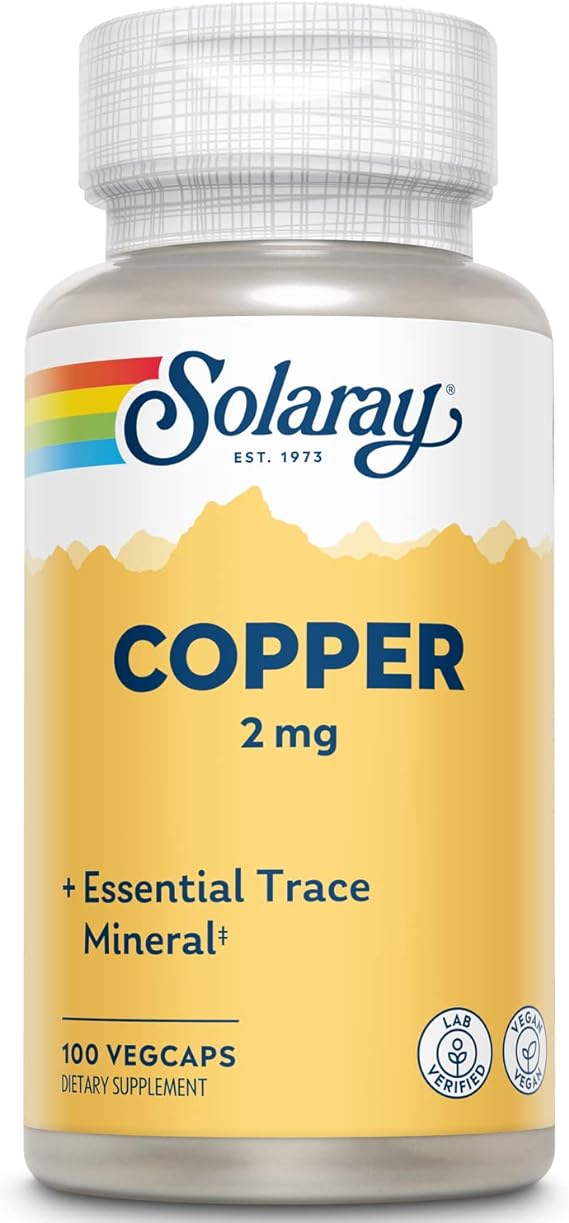 Solaray Copper 2 mg, Healthy Red Blood Cell Formation, 