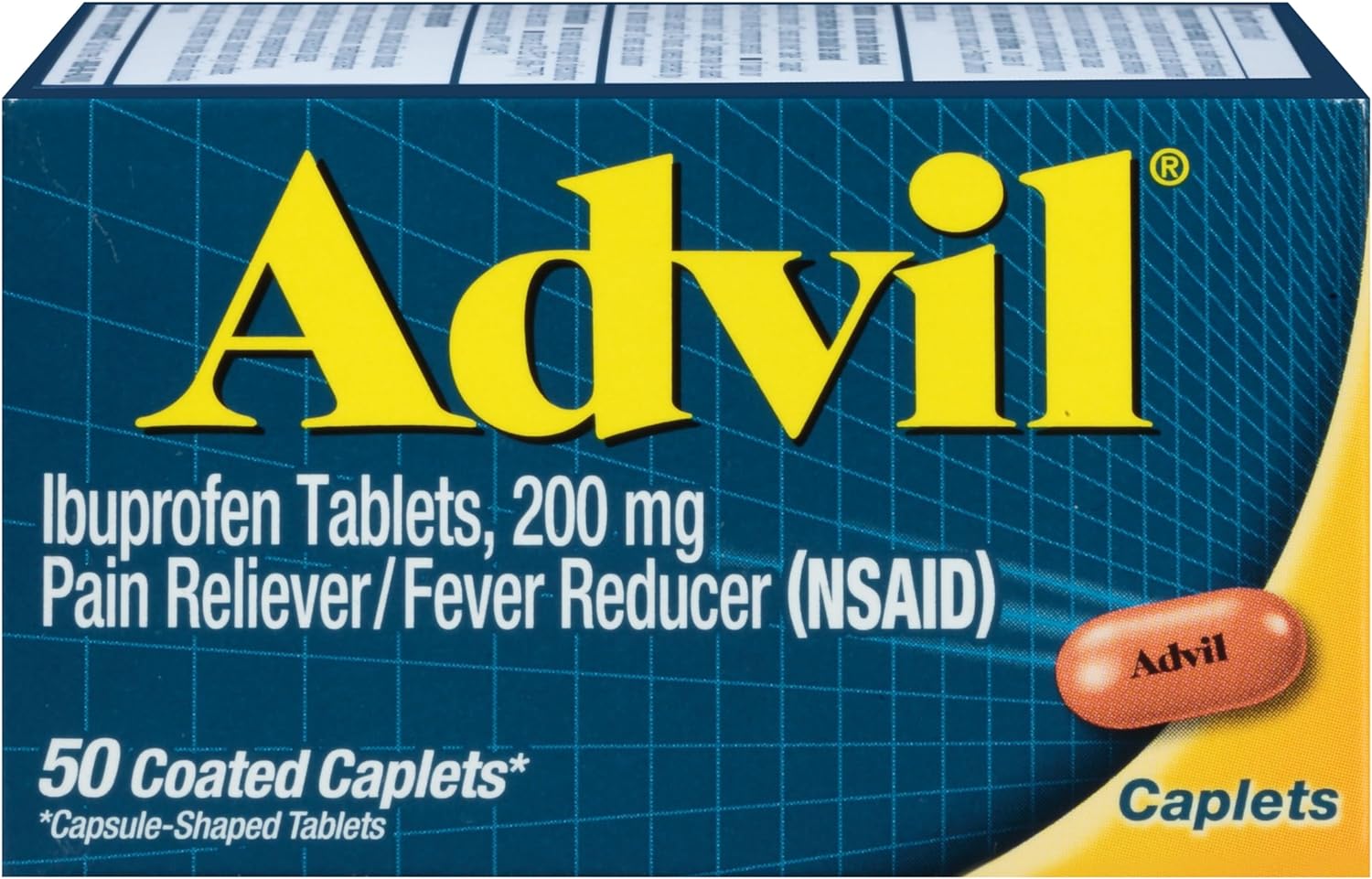 Advil Pain Reliever/Fever Reducer, 200mg Ibuprofen (50-