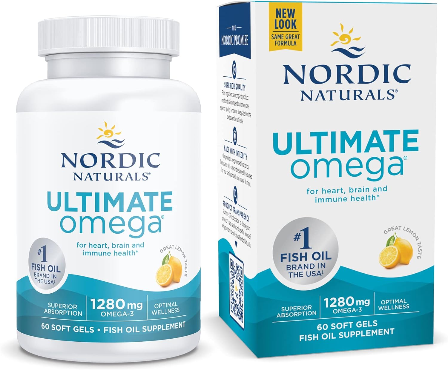 Nordic Naturals Ultimate Omega, Lemon Flavor - 60 Soft 