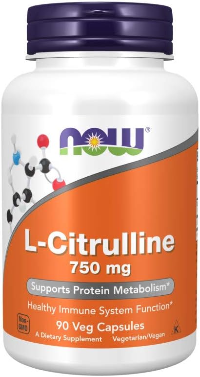 NOW Supplements, L Citrulline 750 mg, Supports Protein 
