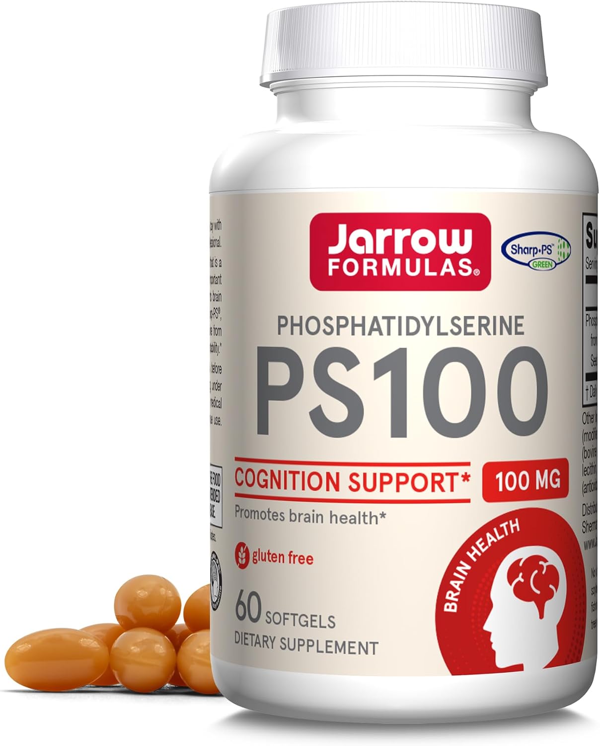 Jarrow Formulas PS 100-60 Softgels - 100 mg Phosphatidy