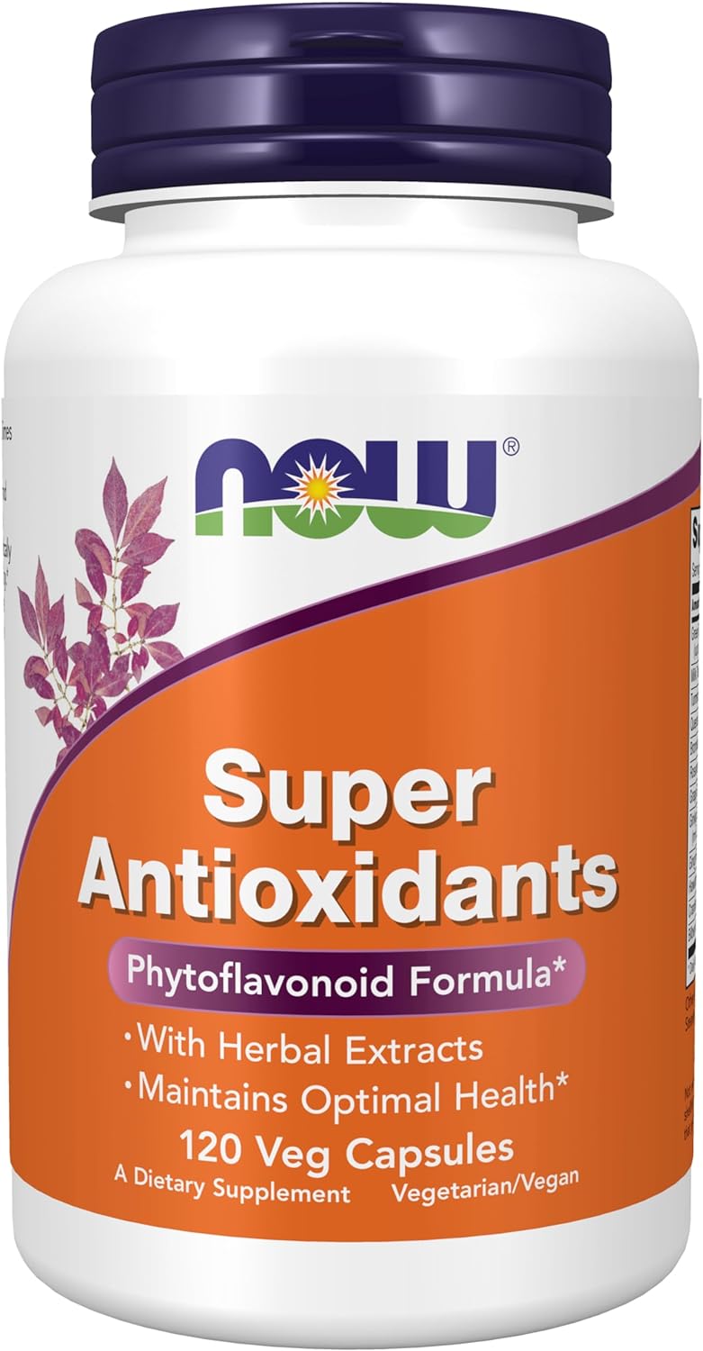 NOW Supplements, Super Antioxidants with Herbal Extracts and a Broad Spectrum of Flavonoids for Immu