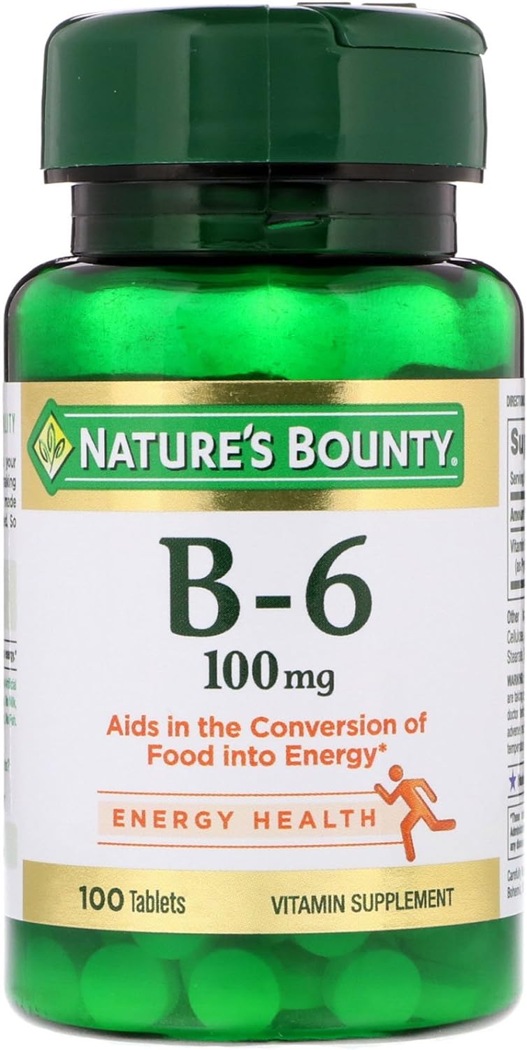 Nature s Bounty Vitamin B6, 10…