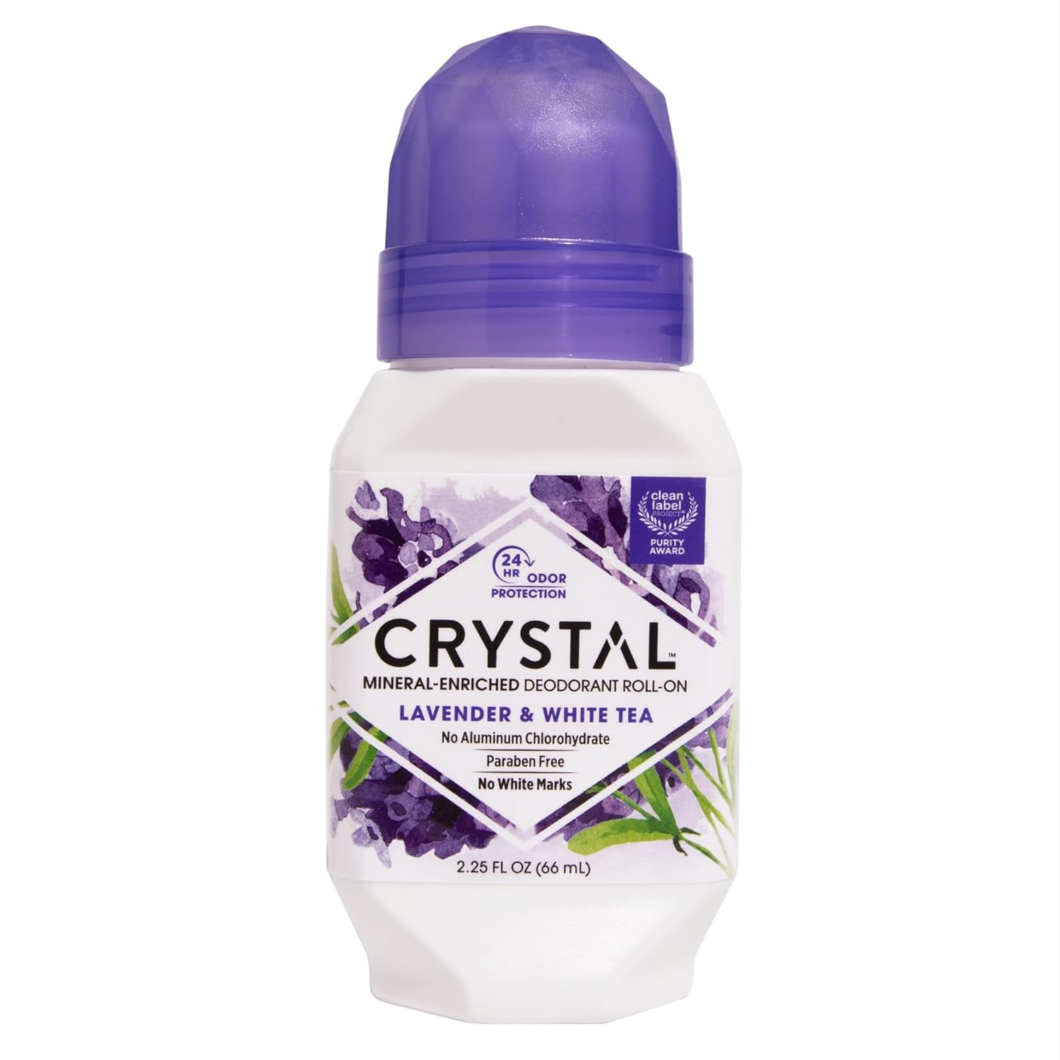 Crystal essence Deodorant Roll-On, Lavender and Wh…