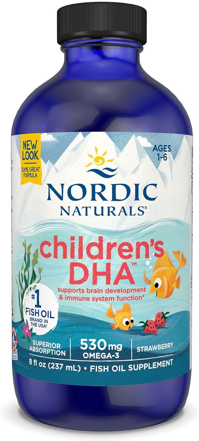 Nordic Naturals Children’s DHA, Strawberry - 8 oz for