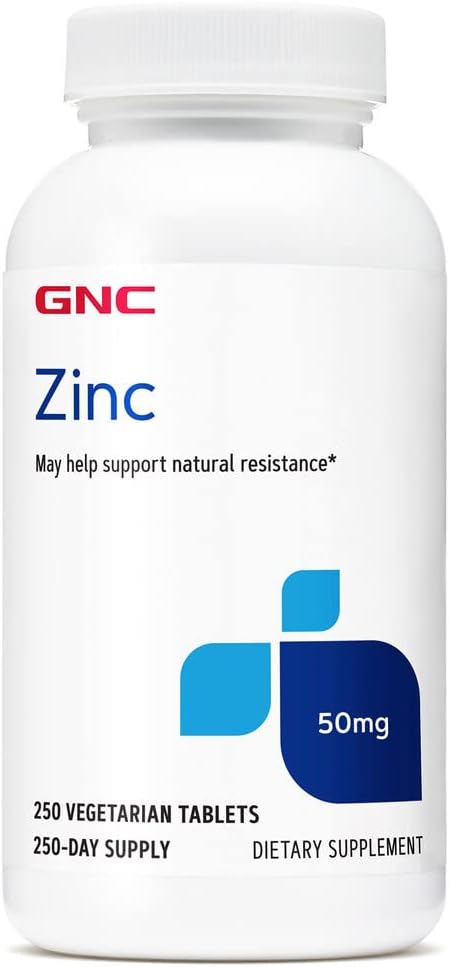 GNC Zinc 50mg | Supports Natural Resista…