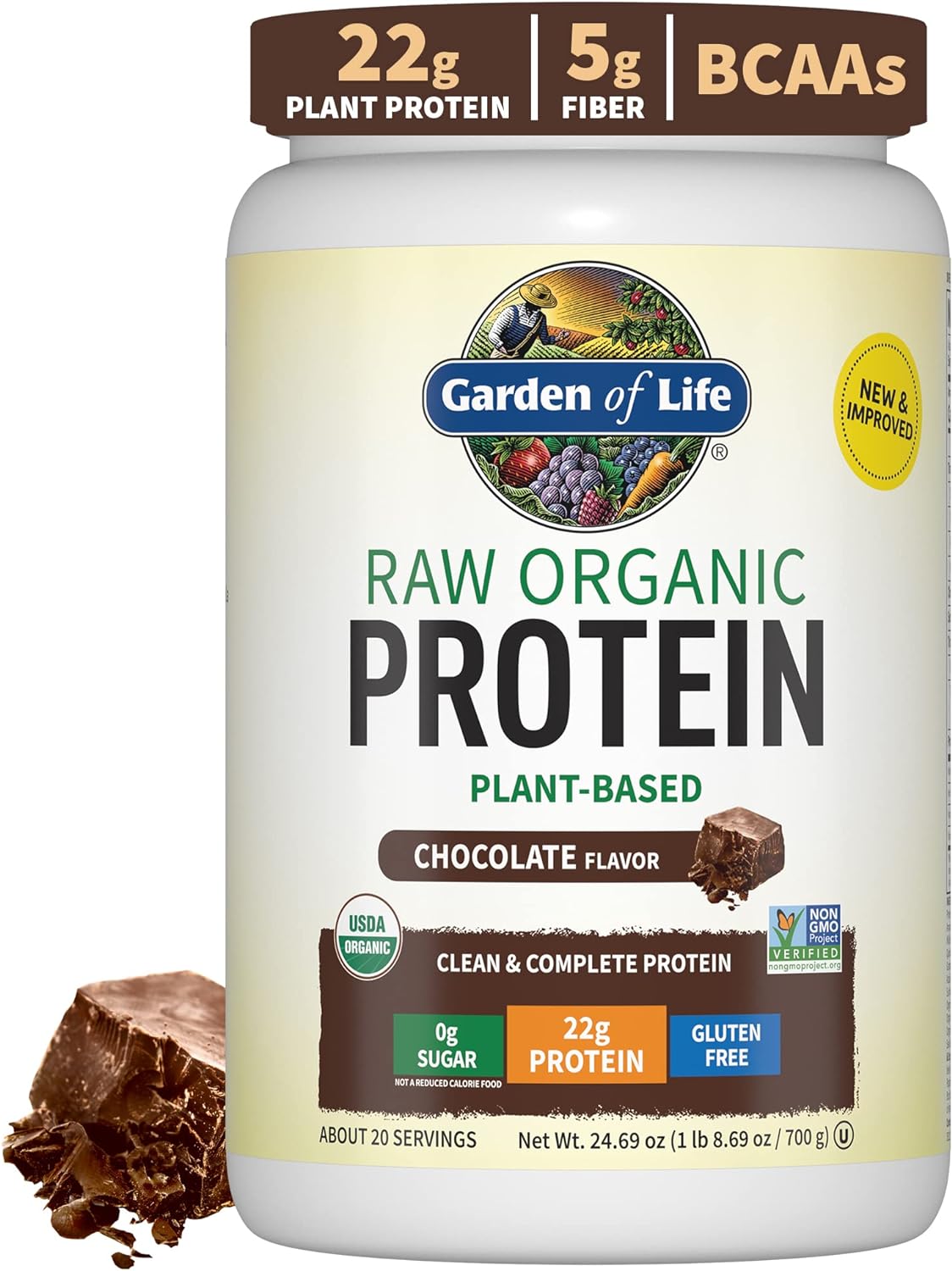 Garden of Life Organic Vegan Protein Pow…