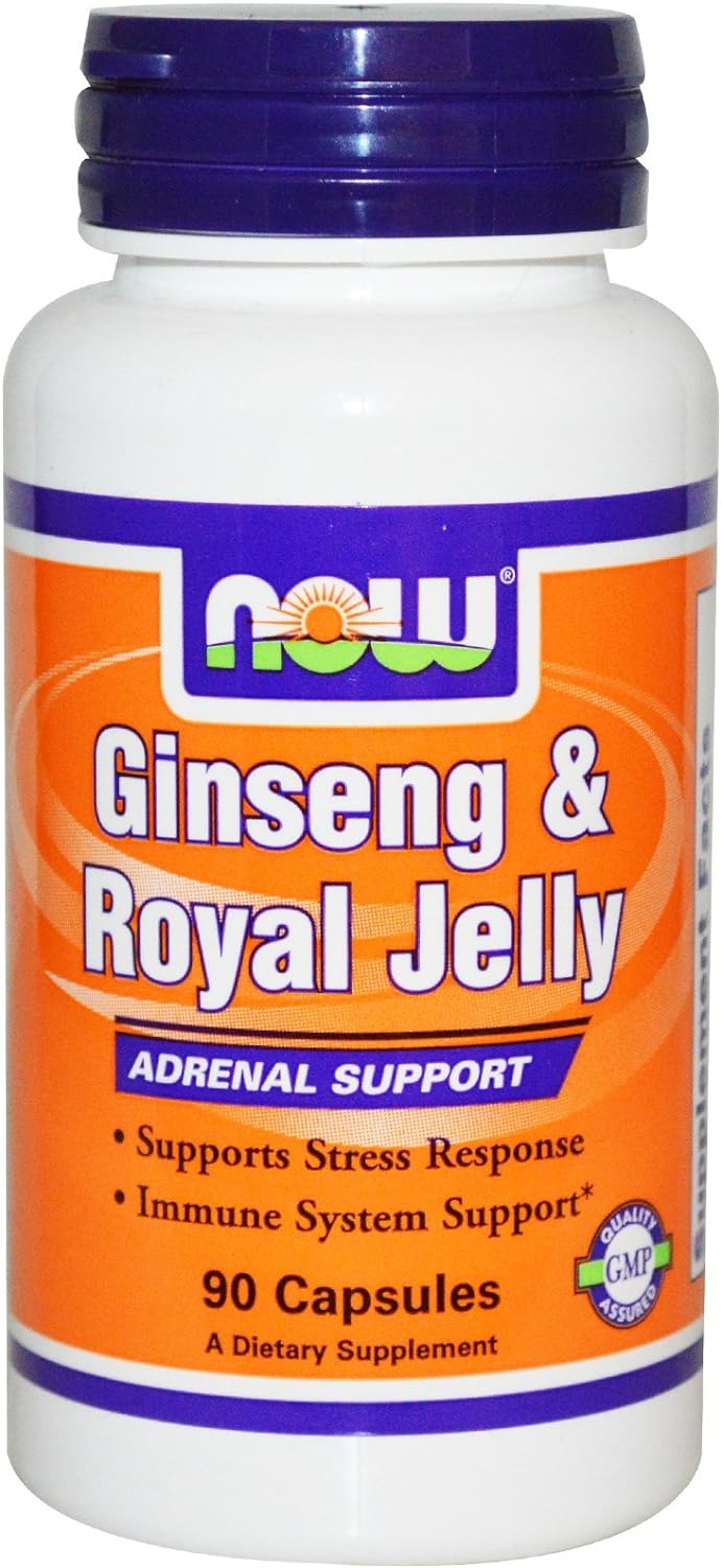 Ginseng & Royal Jelly Veg Capsules Adaptogenic Blen