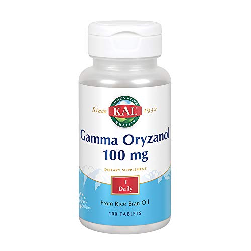 KAL Gamma Oryzanol 100 Mg 100 Tablets Powerful Antioxidant For Healthy Aging, Exercise & Lipid B