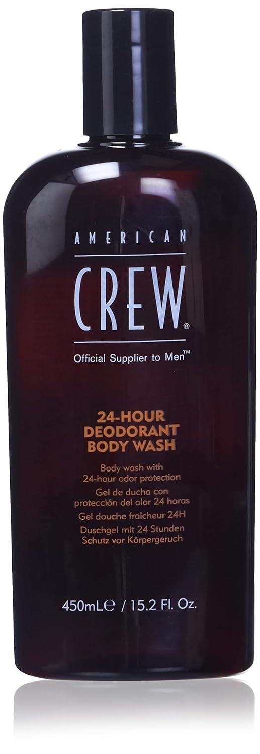 American Crew Men's Body Wash, Body Wash with 24 H…