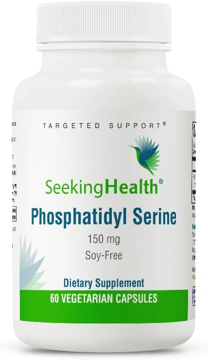 Seeking Health Phosphatidyl Serine, 100 mg Phosphatidylserine from Sunflower, Supports Concentration