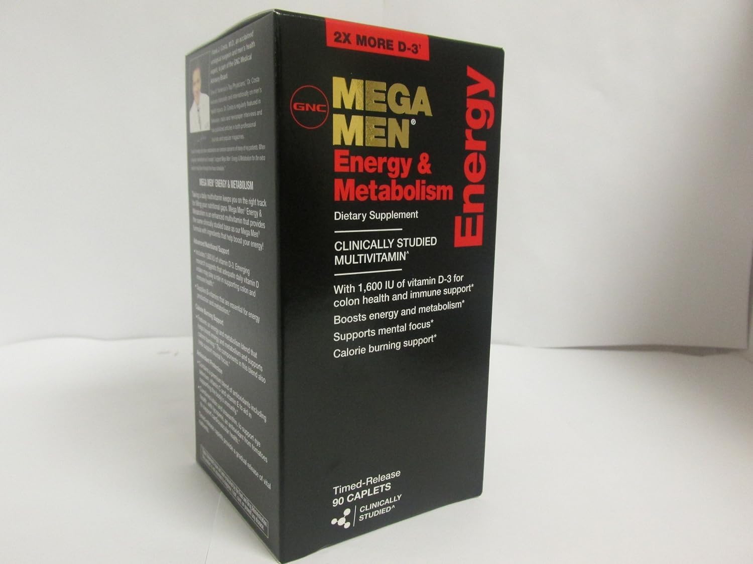 GNC Mega Men Energy & Metabolism Dietary Supplement Capsule