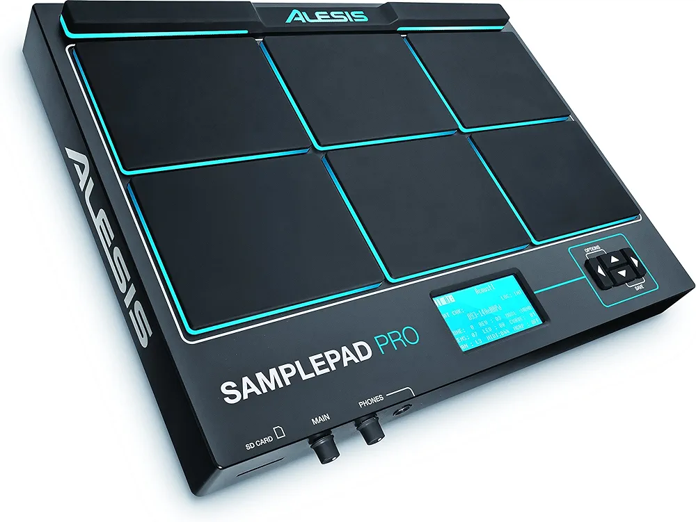 Alesis SamplePad Pro - Percussion and Sample-Triggering Instrument With 8 Velocity Sensitive Drum Pa