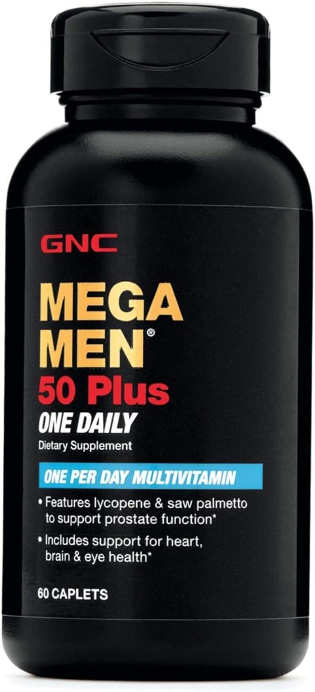 GNC Mega Men 50 Plus One Daily, 60 caps