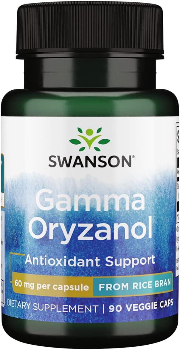 Swanson Gamma Oryzanol from Rice Bran 60 Milligrams 90 