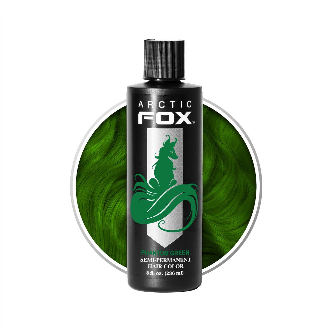 Arctic Fox Semi Permanent Hair Dye - 8 Ounce Phantom Green #9