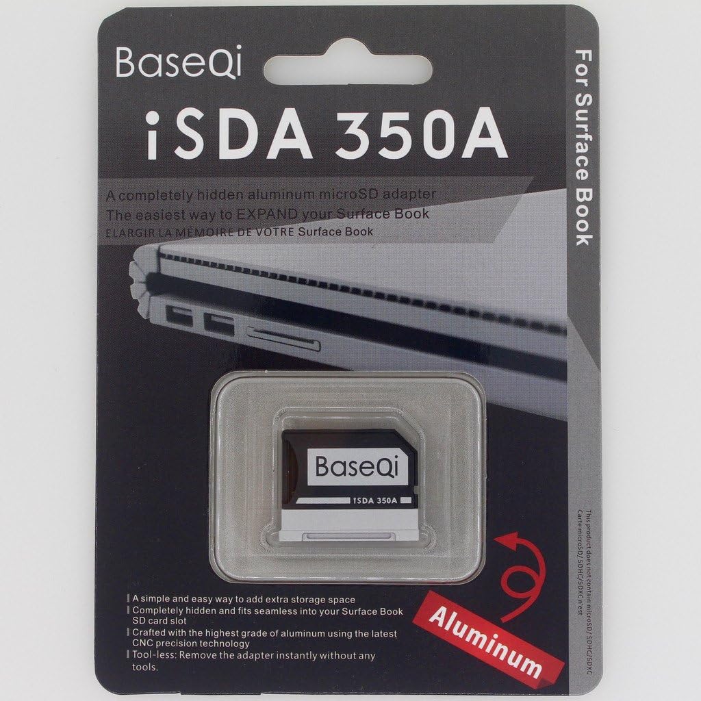 BASEQI Aluminum MicroSD Adapter for Microsoft Surface B
