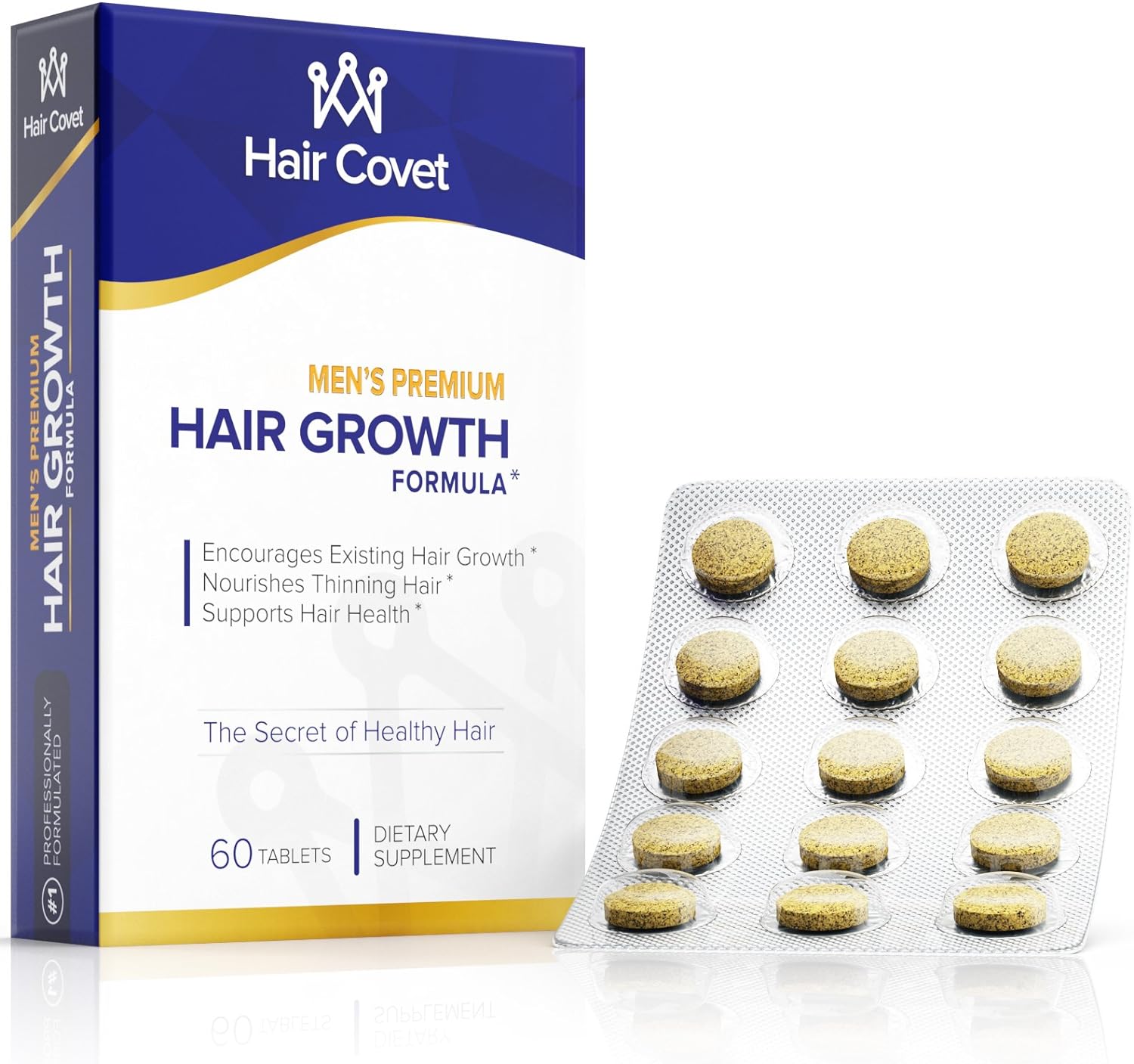 Mens Hair Growth Vitamins with…