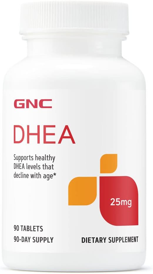 GNC DHEA 25mg | Supports Healthy DHEA Levels | 90 Count