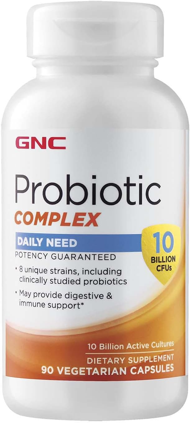 GNC Probiotic Complex Daily Need with 10 Billion CFUs | 8 Unique Strains, Including Clinically Studi