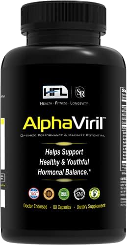 AlphaViril® by Dr Sam Robbins | Natural Testosterone Booster, Strength, Stamina, Endurance, Energy,