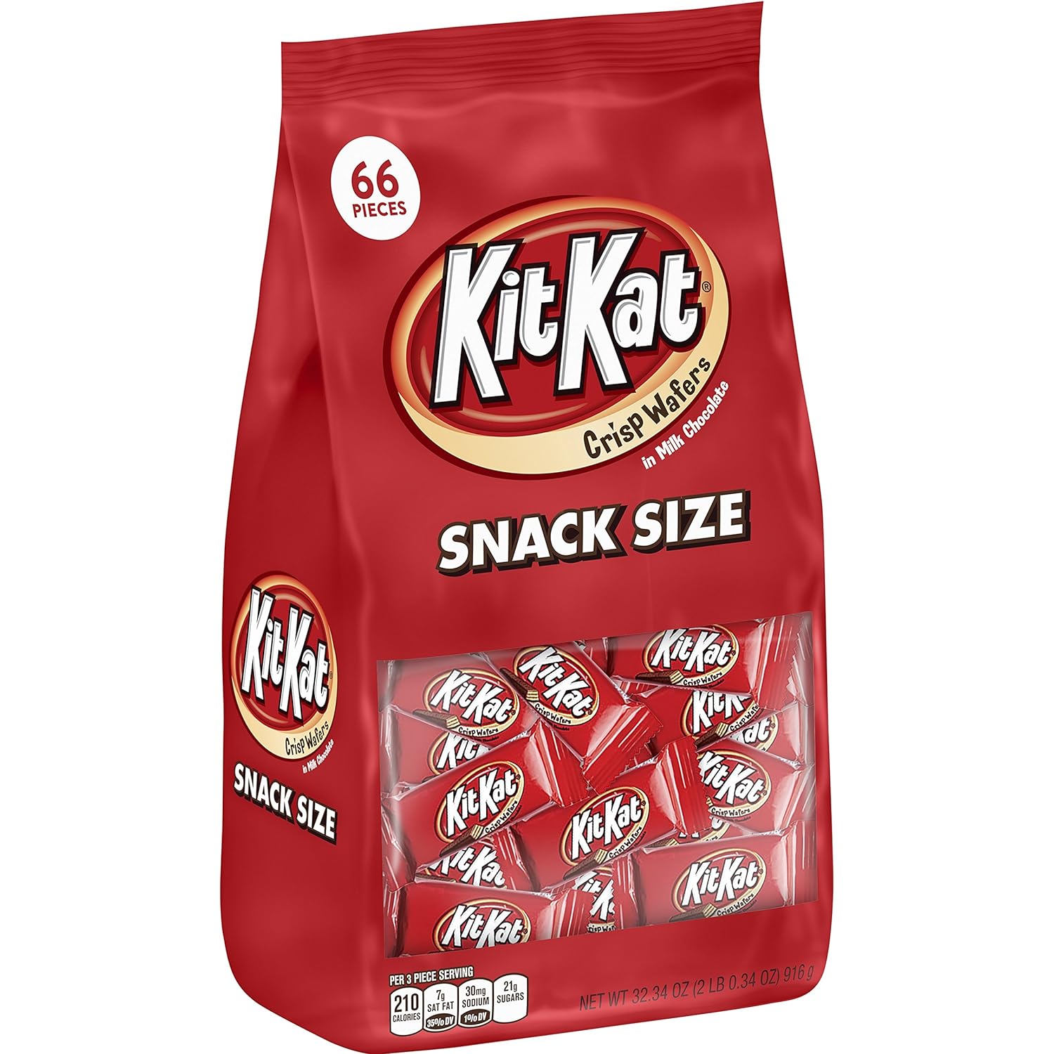 KIT KAT Snack Size Wafer Bars,…