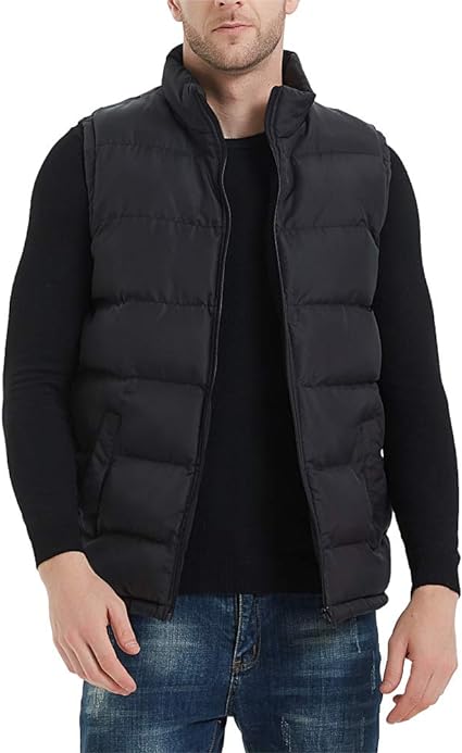 MADHERO Men's Puffer Vest Stan…