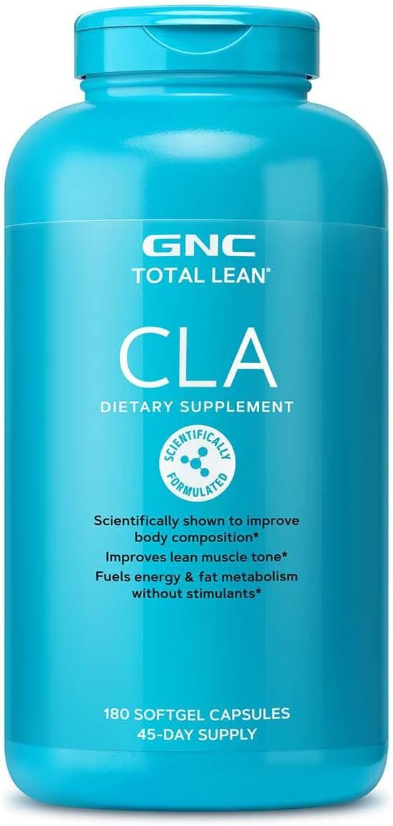 GNC Total Lean CLA | Improve Body Composition & Lean Muscle Tone, Fuels Fat Metabolism & Ene