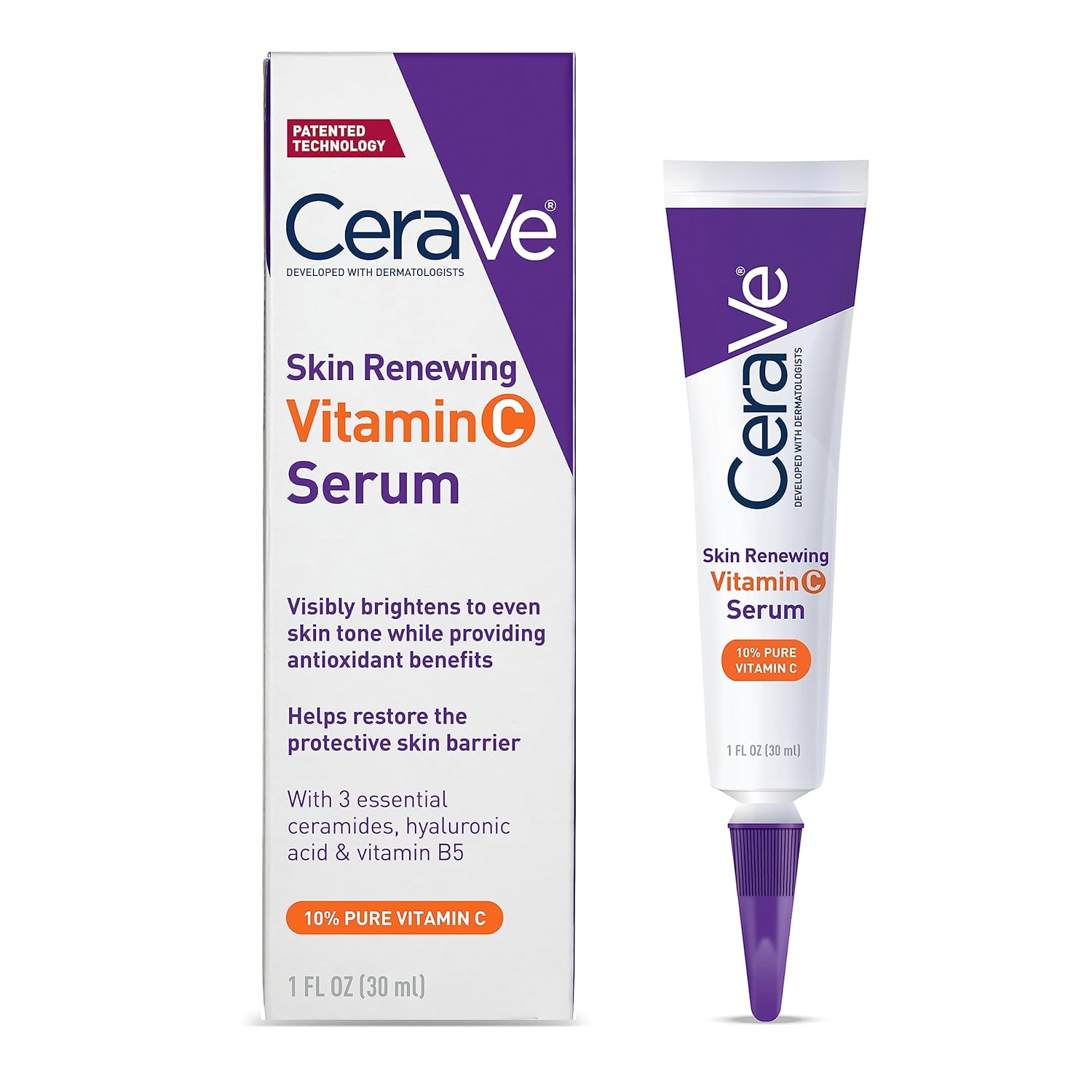 CeraVe Vitamin C Serum with Hyaluronic Acid | Skin Brig