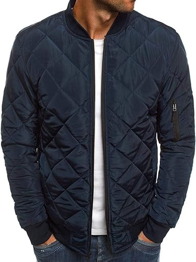 Mens Bomber Jackets Diamond Qu…