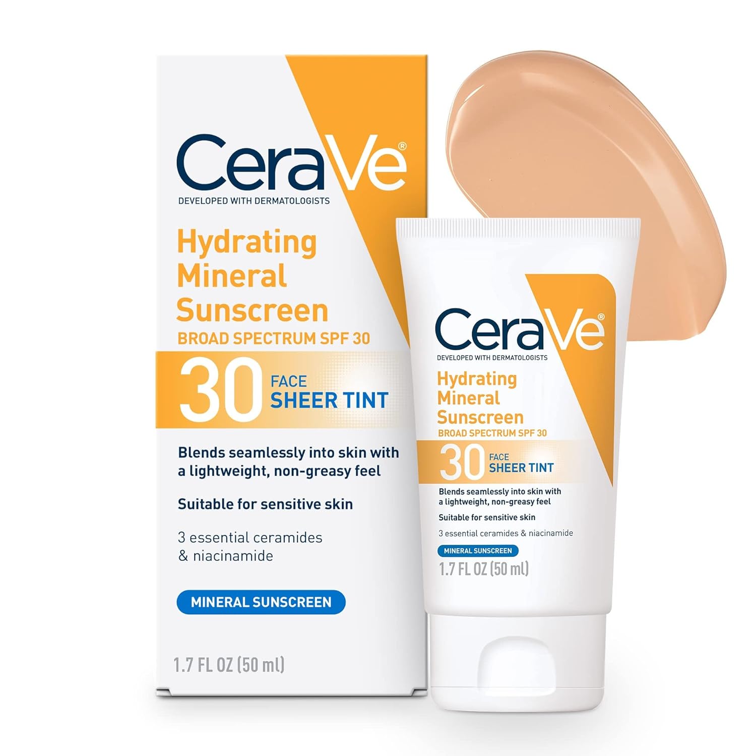 CeraVe Tinted Sunscreen with S…