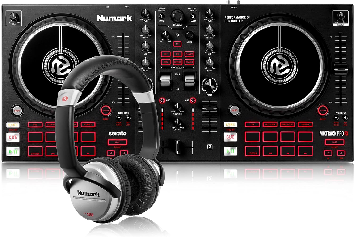 Numark Mixtrack Pro FX + HF125…