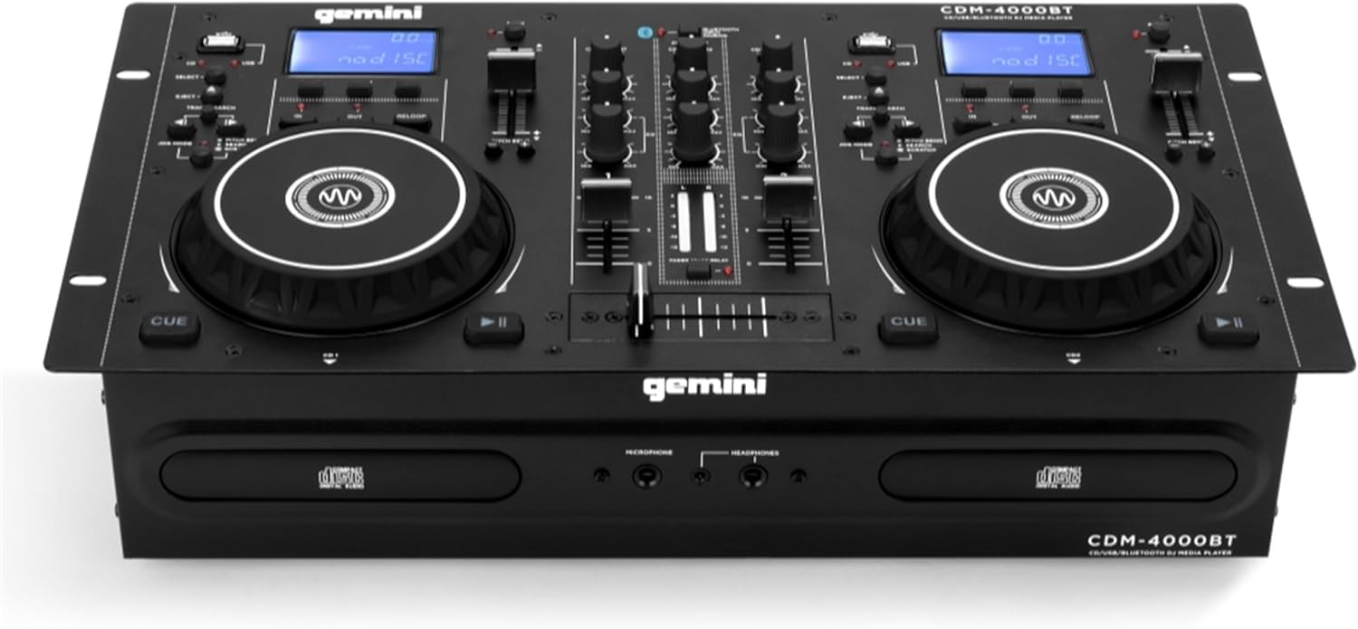 Gemini Sound CDM-4000BT: All-in-One DJ C…