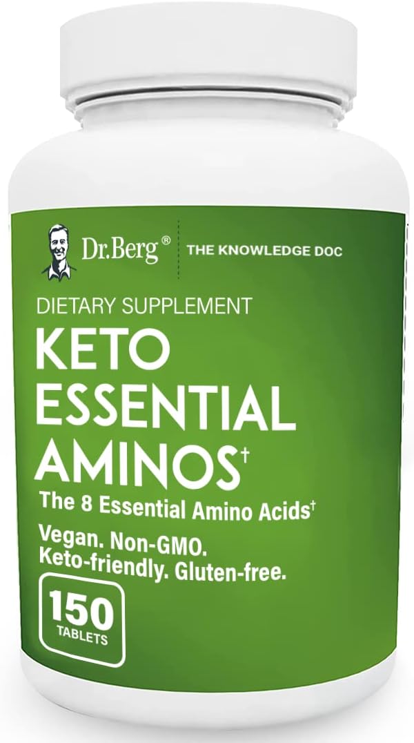 Dr. Berg's Keto Essential Aminos - Contains 8 Essential