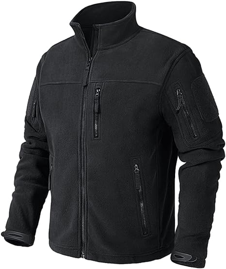 CRYSULLY Men's Fleece Jacket…