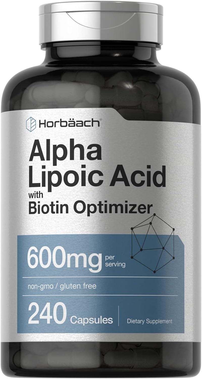 Alpha Lipoic Acid 600mg | 240 Capsules |…