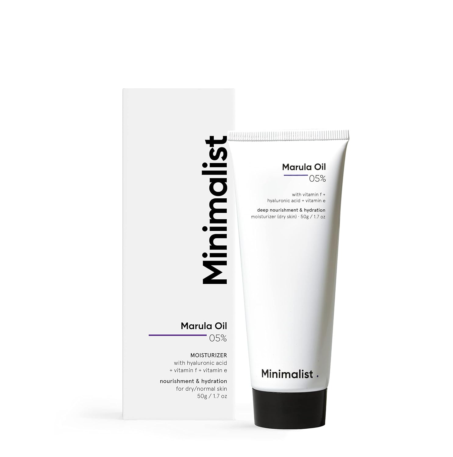 Minimalist Marula Oil 5% Face Moisturizer For Dry Skin 