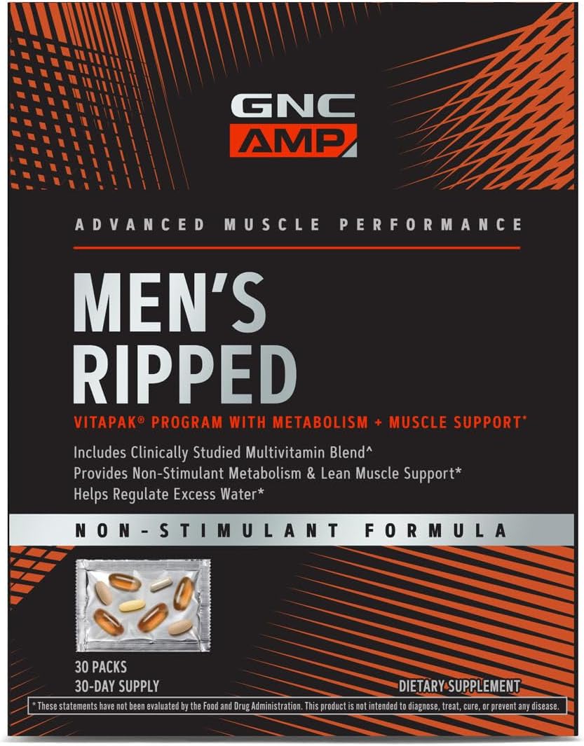 GNC Mens Ripped Non-Stimulant Formula