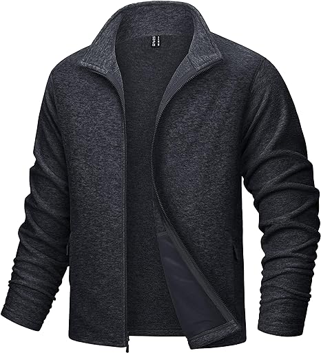 MAGCOMSEN Men's Fleece Full Zi…