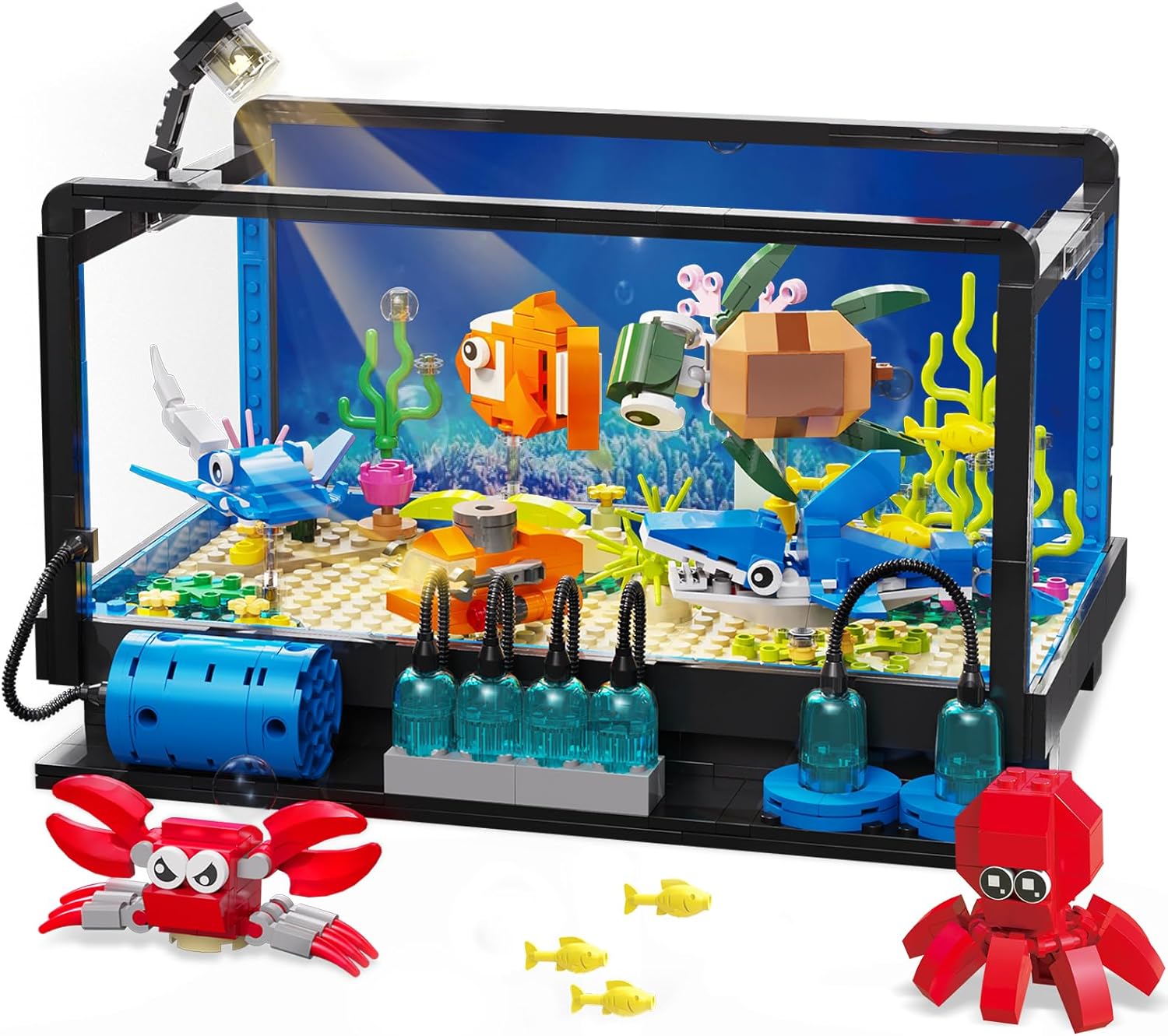 Fish Tank Building Set,Compati…