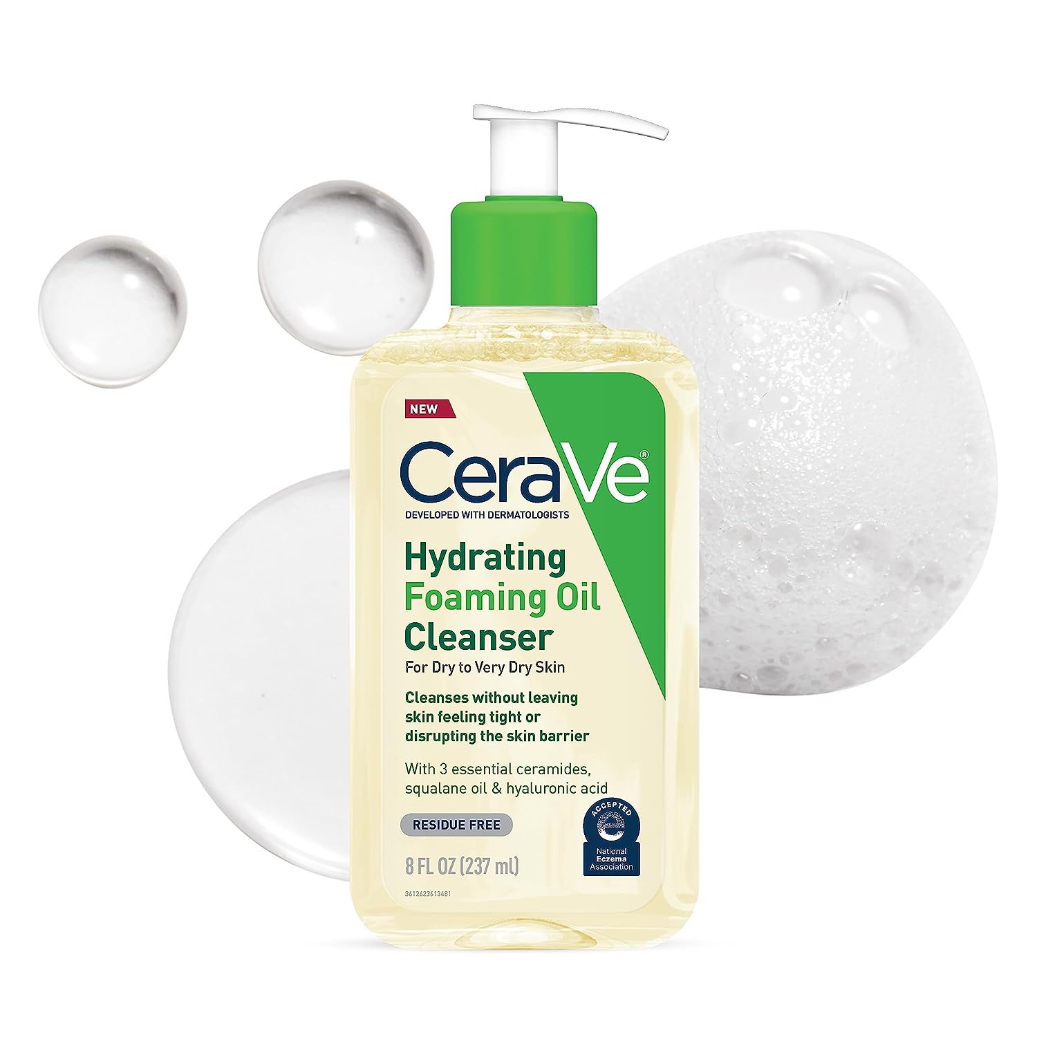 CeraVe Hydrating Foaming Oil Cleanser | …