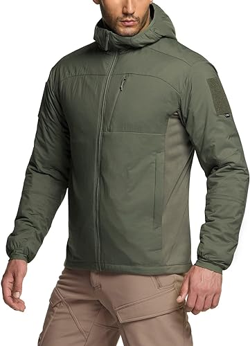 CQR Men's Insulated Hooded Tac…