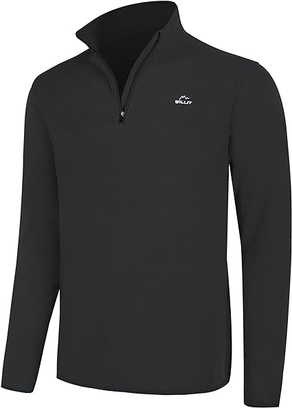 Willit Men's Fleece Pullover Q…