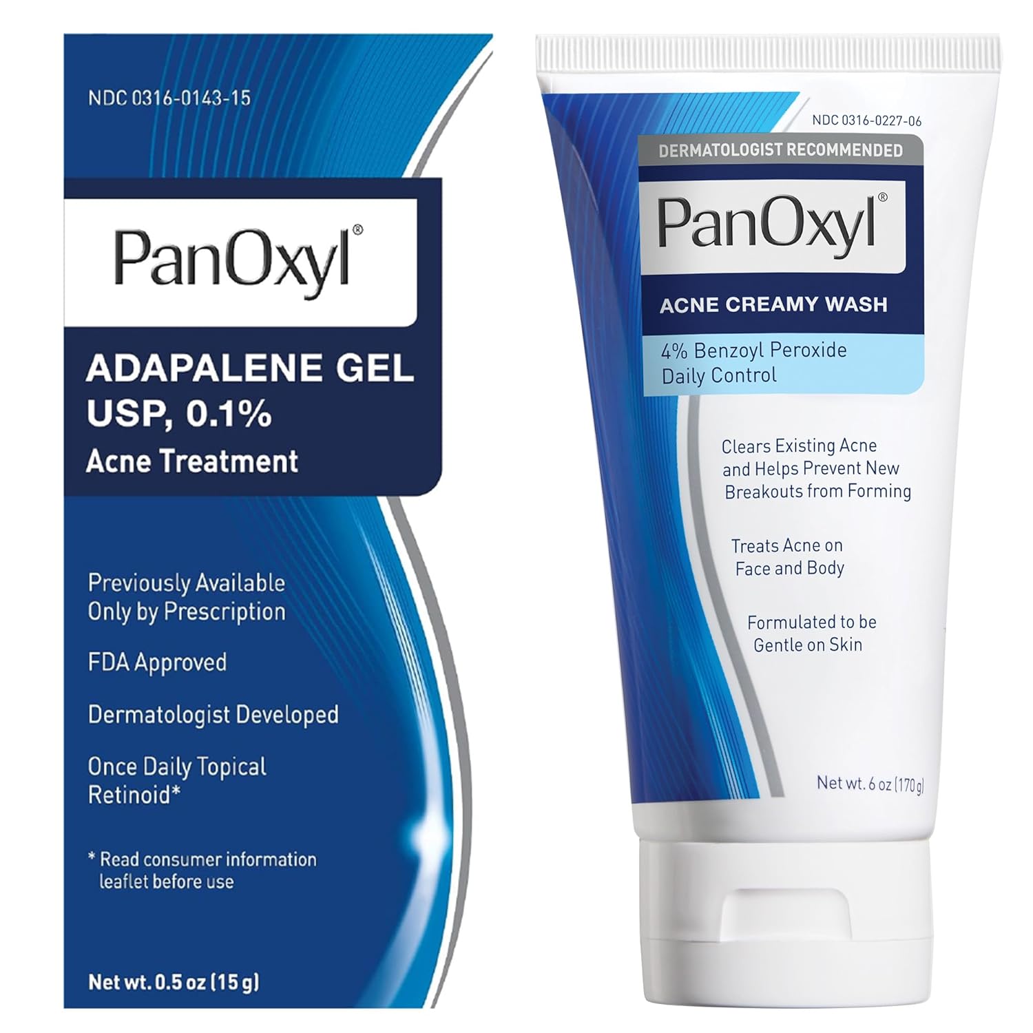 PanOxyl Acne Skincare Bundle Adapalene 0…