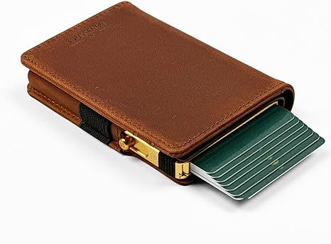 Double Oak Essentials Pop-up Wallet | RFID Blocking Alu